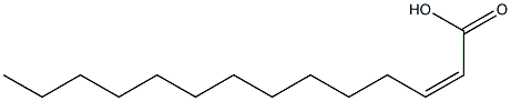 Cis-2-tetradecenoic acid Struktur