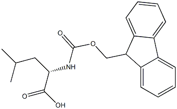 FMOC-L-Leucine,,结构式