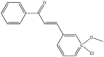 3-Chloro-3MethoxyChalcone,,结构式