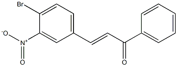 3Nitro-4-BromoChalcone,,结构式