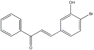 4Bromo-3-HydroxyChalcone Struktur