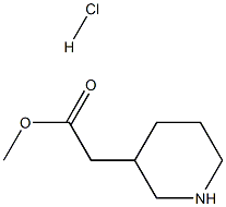 3-piperidinyl acetate methyl ester hydrochloride Structure