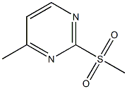 2-methylsulfonyl-4-methylpyrimidine Struktur