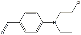 N-乙基-N-氯乙基对氨基苯甲醛, , 结构式