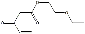 Ethoxyethyl methylene acetoacetate Structure