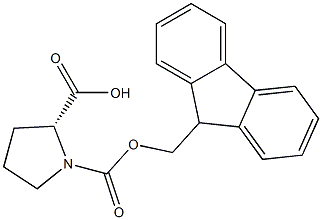 FMOC-D-proline Struktur