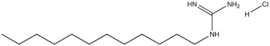 Dodecylguanidine hydrochloride Structure