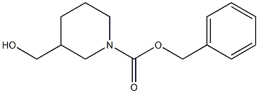 N-CBZ-piperidine-3-methanol 化学構造式