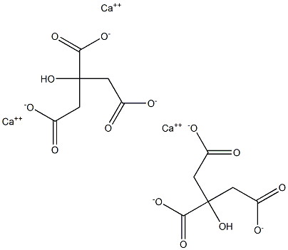 Calcium citrate medical grade 化学構造式