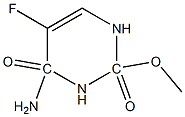 2-methoxy-4-amino-5-fluorouracil Structure