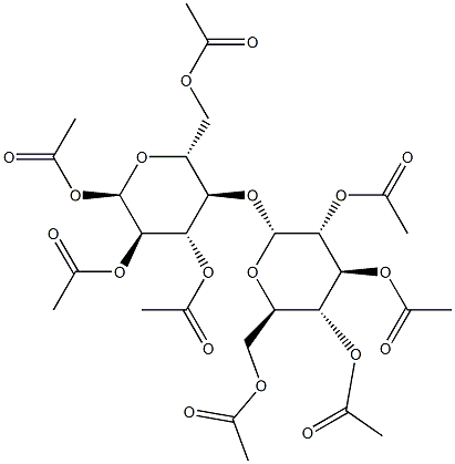 麦芽糖八乙酸酯 结构式