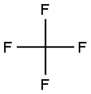 Tetrafluorocarbon rod Struktur