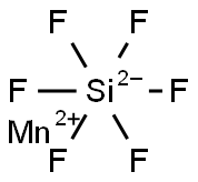 Manganese fluorosilicate Structure