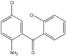 2-amino-5,2'-dichlorobenzophenone 化学構造式