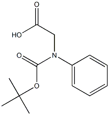 N-BOC-D-phenylglycine Struktur