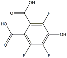 4-hydroxy-3,5,6-trifluorophthalic acid 化学構造式