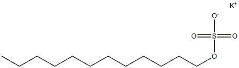 月桂基硫酸钾 结构式