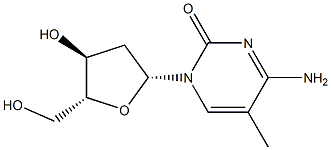 5-methyl-2'-deoxycytidine Struktur