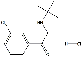 盐酸安非它酮, , 结构式