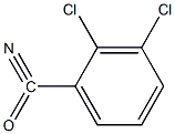 2,3-二氯苯甲酰腈,,结构式