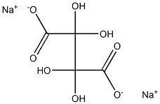 Sodium tetrahydroxysuccinate Struktur
