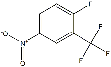 4-硝基-2-三氟甲基氟苯,,结构式