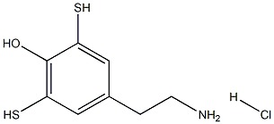 3,5-Dimercaptotyramine Hydrochloride,,结构式