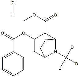 Cocaine-d3 Hydrochloride 化学構造式