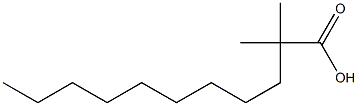 a,a-DimethylundecanoicAcid,,结构式