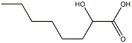 DL-a-HydroxycaprylicAcid 化学構造式