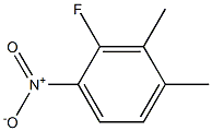 2-Fluoro-3,4-dimethyl-1-nitrobenzene,,结构式