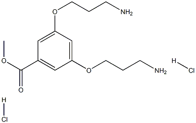 Methyl 3,5-bis(3-aminopropoxy)benzoate dihydrochloride Structure