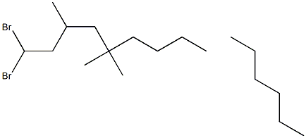 1-BROMO-3,5,5-TRIMETHYLNONYLBROMIDEHEXANE Struktur