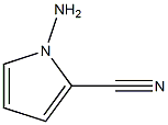 1-AMINO-1H-PYRROLE-2-CARBONITRILE 结构式