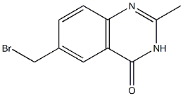 6-(bromomethyl)-3,4-dihydro-2-methyl-4-oxoquinazoline (intermediate of raltitrexed),,结构式
