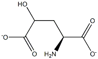 (2S)-2-amino-4-hydroxypentanedioate,,结构式