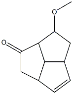 Tricyclo[5.2.1.0(4,10)]dec-2-en-6-one, 8-methoxy- 结构式