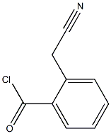 2-(CYANOMETHYL)BENZOYLCHLORIDE 化学構造式