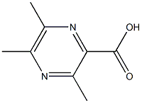 3,5,6-trimethylpyrazinecarboxylic acid,,结构式