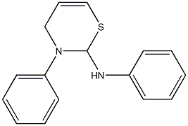 2-anilino-3-phenyl-1,3-thiazine Structure