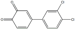 4-(3',4'-dichlorophenyl)-1,2-benzoquinone Struktur