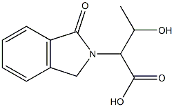 3-hydroxy-2-(1-oxoisoindolin-2-yl)butanoic acid,,结构式