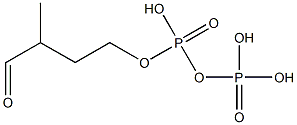 3-formyl-1-butyl pyrophosphate 化学構造式