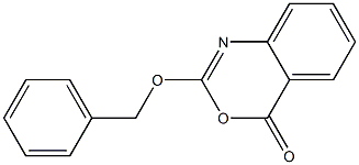 2-benzyloxy-4H-3,1-benzoxazin-4-one Structure