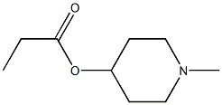 N-methyl-4-piperidyl propionate Structure