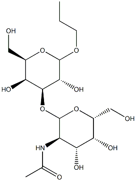  propyl 3-O-(2-acetamido-2-deoxygalactopyranosyl)galactopyranoside