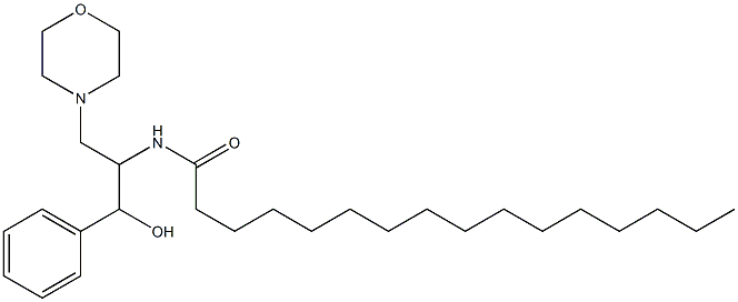 1-phenyl-2-palmitoylamino-3-morpholino-1-propanol Structure