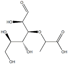 3-O-(1-carboxyethyl)glucose 化学構造式