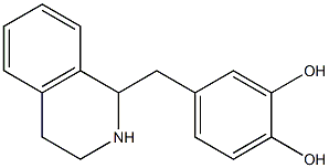 1-(3',4'-dihydroxybenzyl)-1,2,3,4-tetrahydroisoquinoline Structure