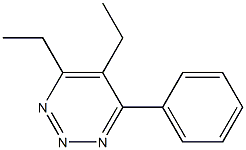 PHENYL-DIETHYLTRIAZINE 化学構造式